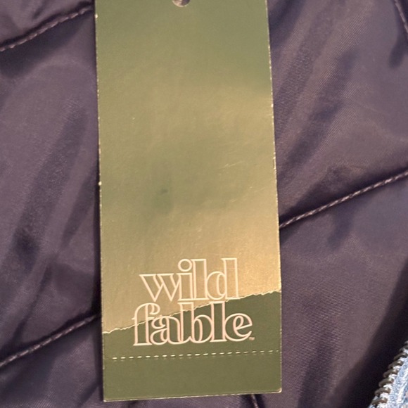 Wild Fable Womens Denim Jacket Blue Contrast Panels Full Zip Size XXL NWT - Picture 5 of 8